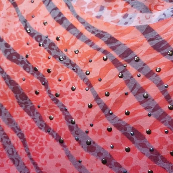 Charlotte Russe crop top sleeveless studded t-shirt, Size small - Picture 4 of 8